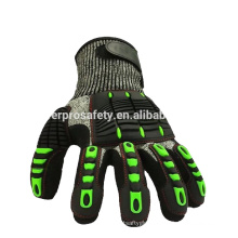 HPPE Cut Resistant Anti Impact Reinforced Grip Heavy Work Gloves